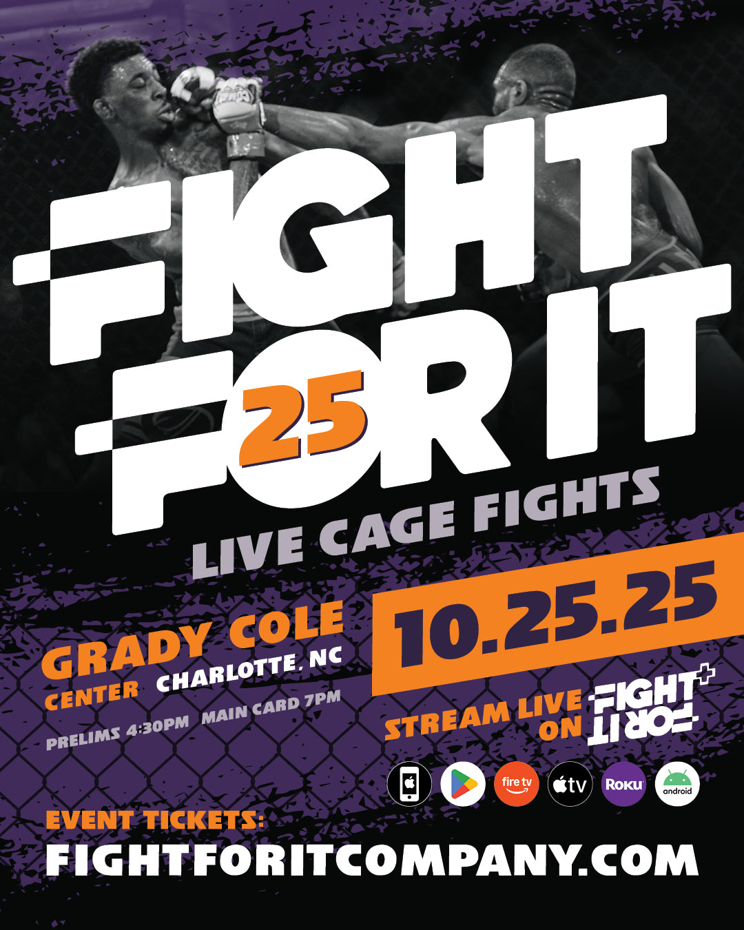 FIGHT FOR IT XXV – Fight for It - Main Image